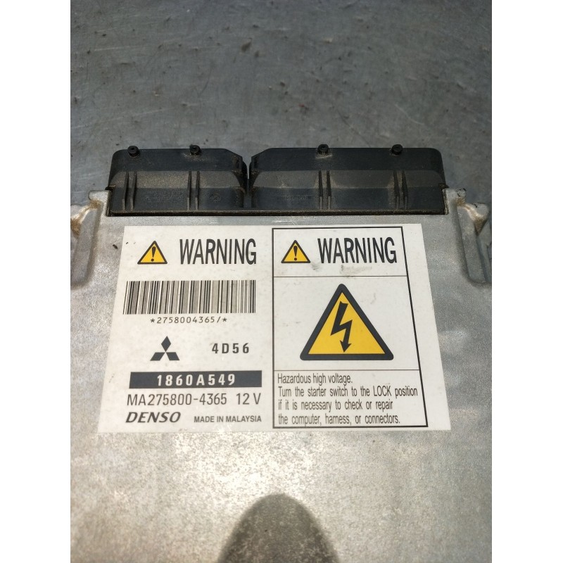 Recambio de centralita motor uce para mitsubishi l200 / triton (ka_t, kb_t) 2.5 di-d 4wd (kb4t) referencia OEM IAM 1860A549 MA27