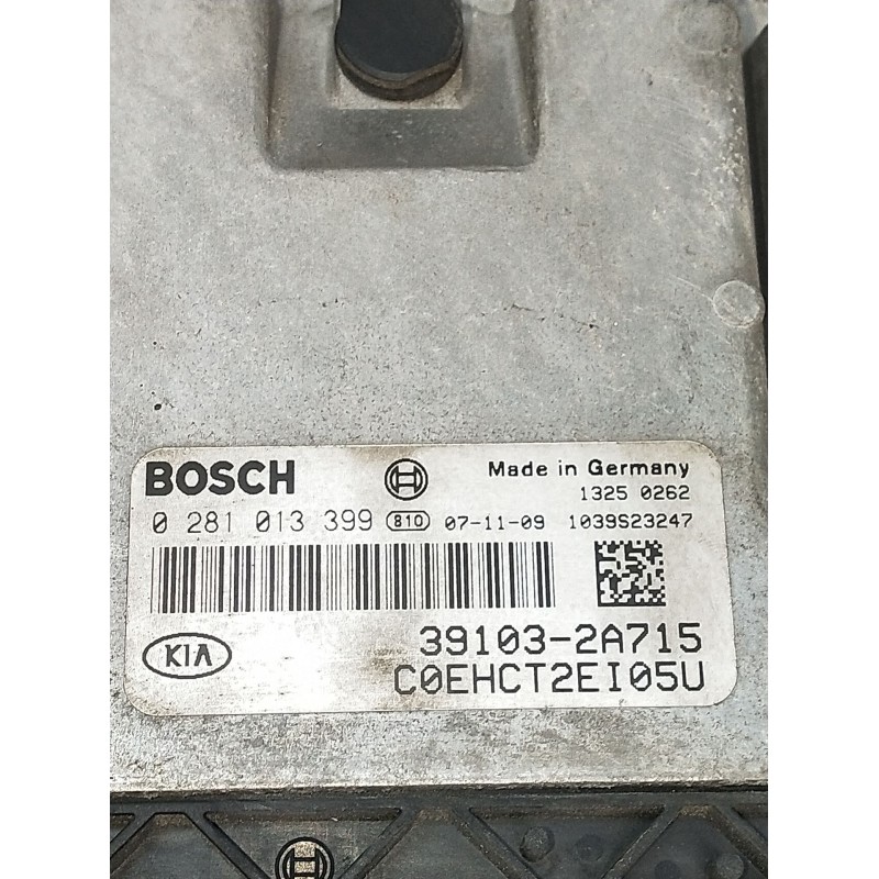 Recambio de centralita motor uce para kia cee´d hatchback (ed) 1.6 crdi 115 referencia OEM IAM 0281013399 391032A715 1039S23247 