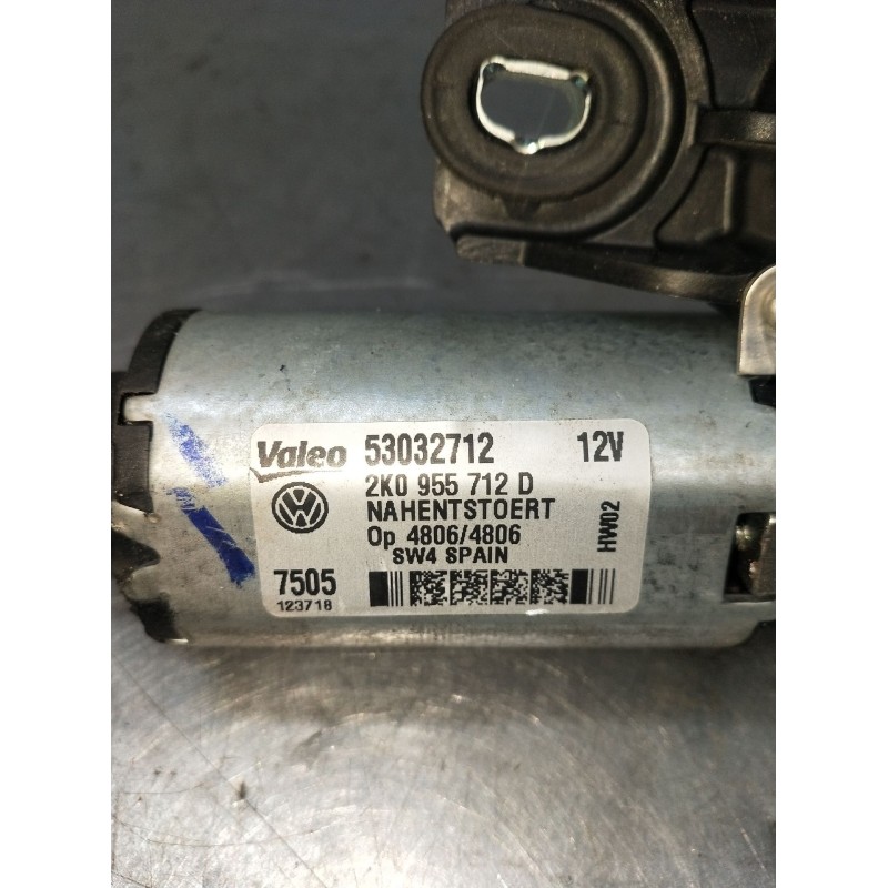 Recambio de motor limpia trasero para volkswagen caddy iv furgoneta/monovolumen (saa, sah) 2.0 tdi referencia OEM IAM 2K0955712D