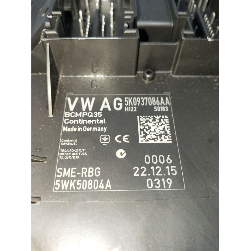 Recambio de modulo electronico para volkswagen caddy iv furgoneta/monovolumen (saa, sah) 2.0 tdi referencia OEM IAM 5K0937086AA 