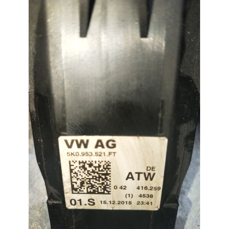 Recambio de mando luces para volkswagen caddy iv furgoneta/monovolumen (saa, sah) 2.0 tdi referencia OEM IAM 5K0953521FT 0424162