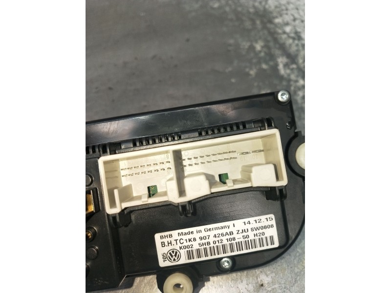 Recambio de mando calefaccion / aire acondicionado para volkswagen caddy iv furgoneta/monovolumen (saa, sah) 2.0 tdi referencia 