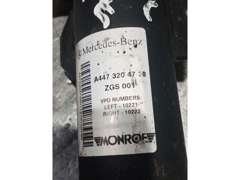 Recambio de amortiguador delantero izquierdo para mercedes-benz clase v (w447) v 200 cdi / d (447.811, 447.813, 447.815) referen