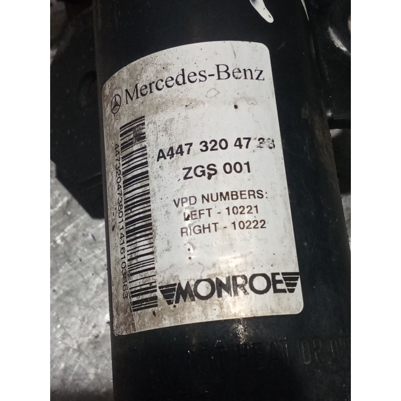 Recambio de amortiguador delantero derecho para mercedes-benz clase v (w447) v 200 cdi / d (447.811, 447.813, 447.815) referenci