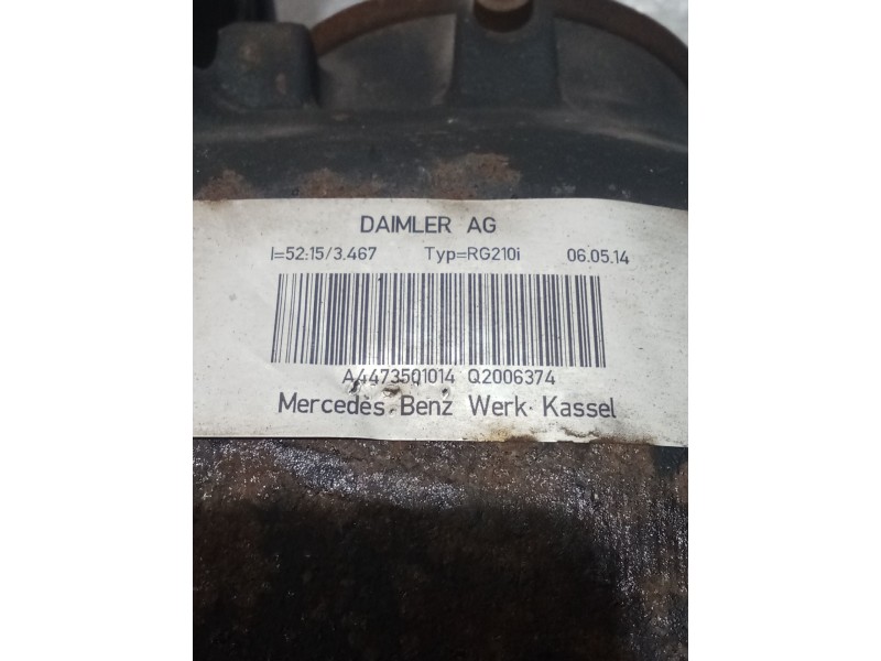 Recambio de diferencial trasero para mercedes-benz clase v (w447) v 200 cdi / d (447.811, 447.813, 447.815) referencia OEM IAM  
