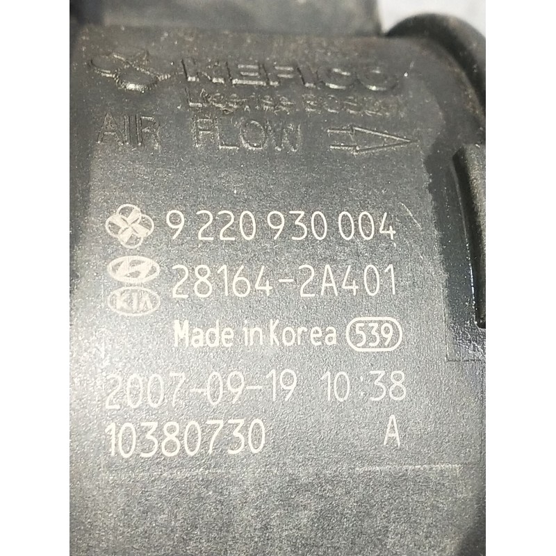 Recambio de caudalimetro para kia cee´d hatchback (ed) 1.6 crdi 115 referencia OEM IAM 9220930004 281642A401 2006