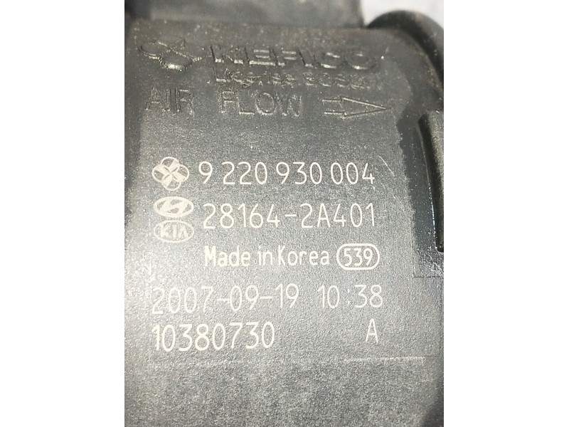 Recambio de caudalimetro para kia cee´d hatchback (ed) 1.6 crdi 115 referencia OEM IAM 9220930004 281642A401 2006