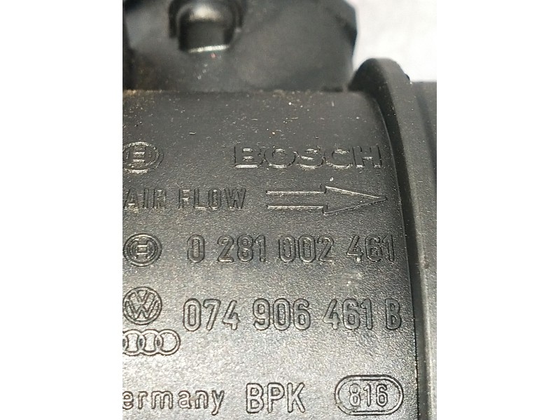Recambio de caudalimetro para audi a3 (8p1) 2.0 tdi 16v referencia OEM IAM 0281002461 074906461B 2004