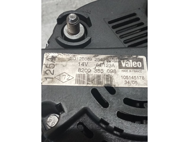 Recambio de alternador para nissan almera ii hatchback (n16) 1.5 dci referencia OEM IAM 8200385098 2542946B 02