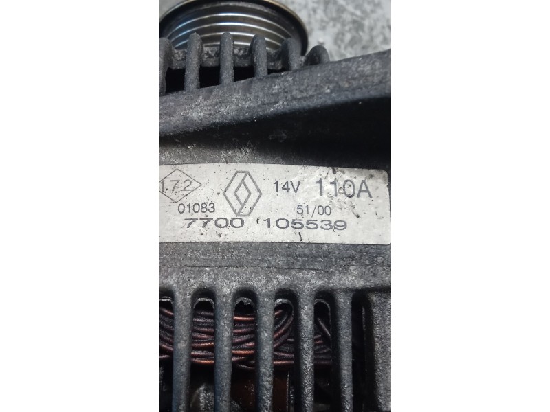 Recambio de alternador para renault clio ii (bb_, cb_) 1.9 d (b/cb0j) referencia OEM IAM 7700105539 110A 98