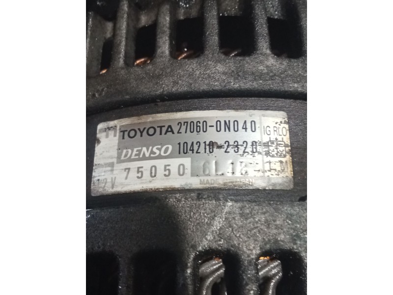 Recambio de alternador para toyota auris (_e15_) 1.4 d-4d (nde150_) referencia OEM IAM 270600N040 1042102320 06