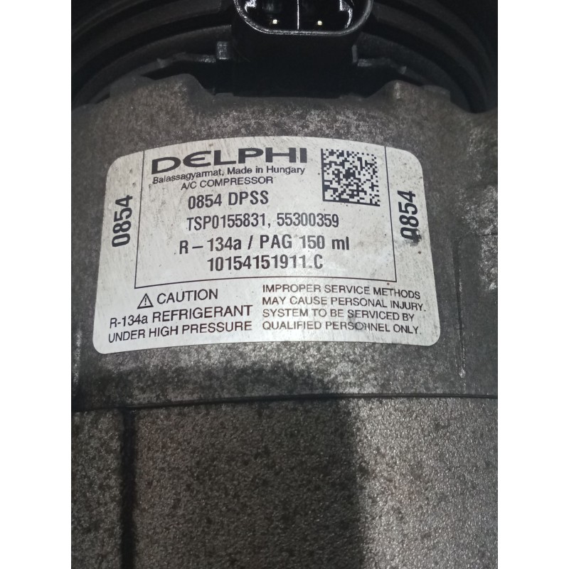 Recambio de compresor aire acondicionado para nissan almera ii hatchback (n16) 1.5 dci referencia OEM IAM 0854DPSS 55300359 02