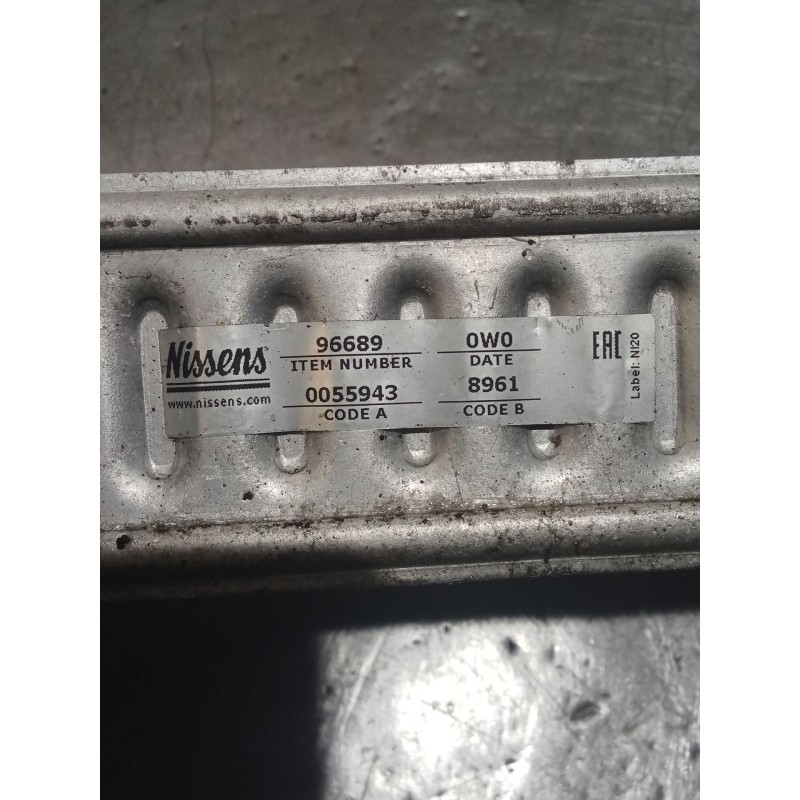 Recambio de intercooler para ford focus ii turnier (da_, ffs, ds) 1.6 tdci referencia OEM IAM 96689 0055943 05