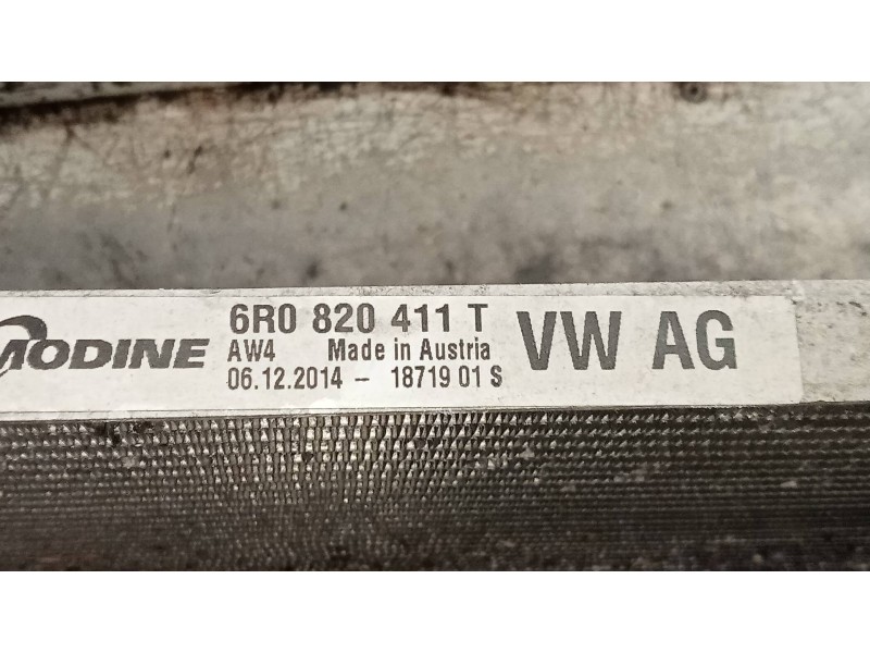 Recambio de condensador / radiador aire acondicionado para skoda fabia (5j2 ) urban referencia OEM IAM 6R0820411T  