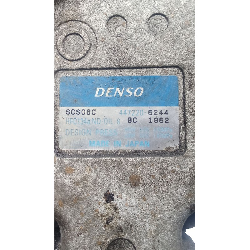 Recambio de compresor aire acondicionado para toyota corolla (_e11_) 1.4 16v (zze111_) referencia OEM IAM 4472206244  00