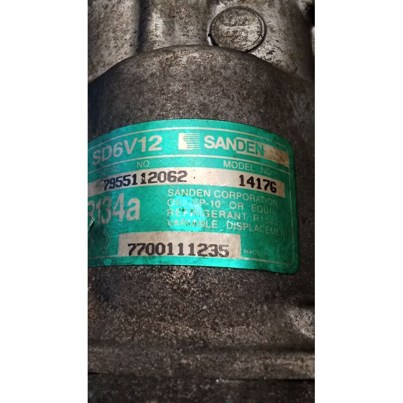 Recambio de compresor aire acondicionado para renault clio ii (bb_, cb_) 1.9 d (b/cb0j) referencia OEM IAM 7700111235 1417G 98