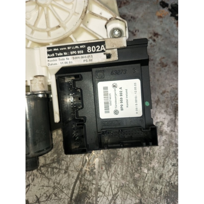 Recambio de elevalunas delantero derecho para audi a3 (8p1) 2.0 tdi 16v referencia OEM IAM 8P0959802A 3P 2004