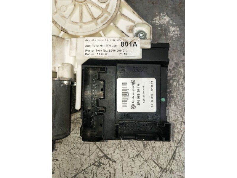 Recambio de elevalunas delantero izquierdo para audi a3 (8p1) 2.0 tdi 16v referencia OEM IAM 8P0959801A 3P 2004