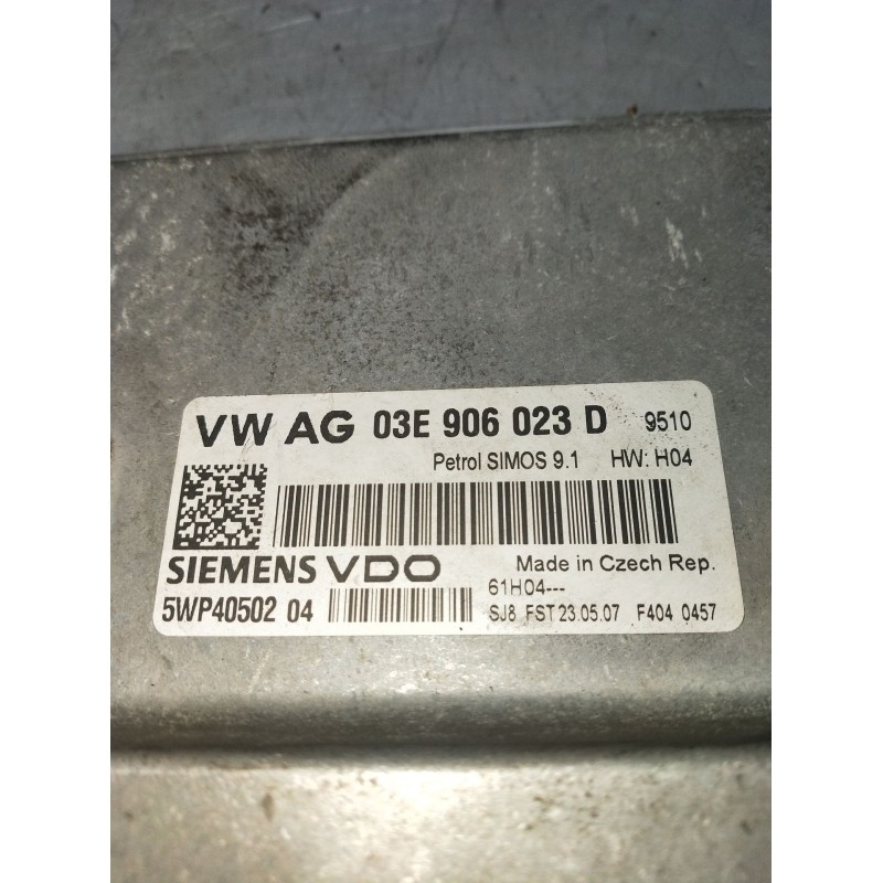 Recambio de centralita motor uce para seat ibiza iii (6l1) 1.2 12v referencia OEM IAM 5WP4050204 03E906023D 2006 SIMOS91