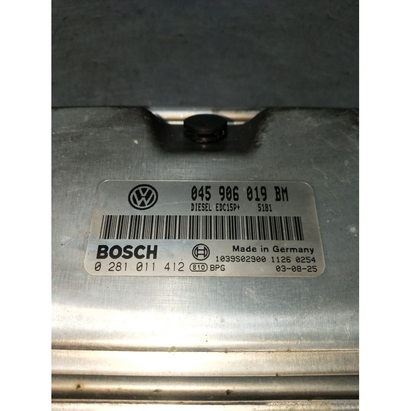Recambio de centralita motor uce para skoda fabia i (6y2) 1.4 tdi referencia OEM IAM 0281011412 045906BM EDC15P5181 