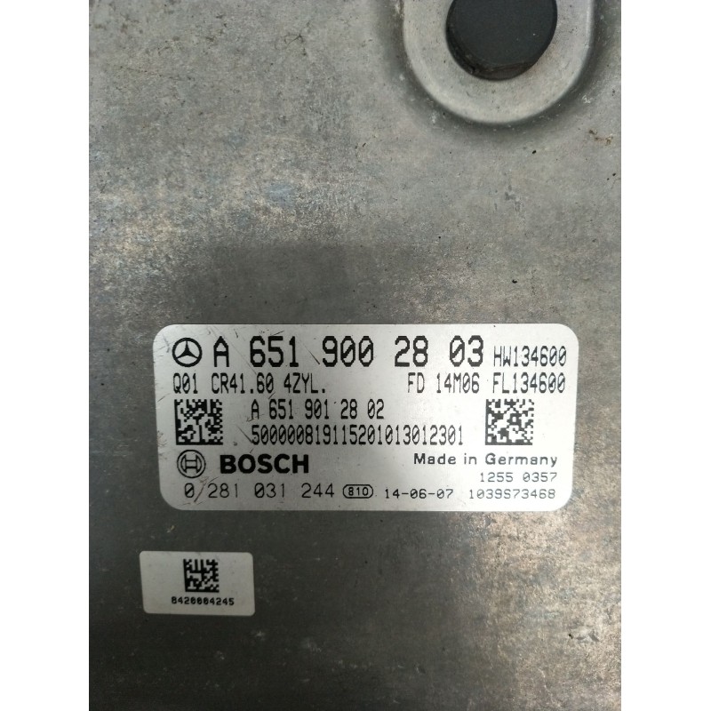 Recambio de centralita motor uce para mercedes-benz clase v (w447) v 200 cdi / d (447.811, 447.813, 447.815) referencia OEM IAM 