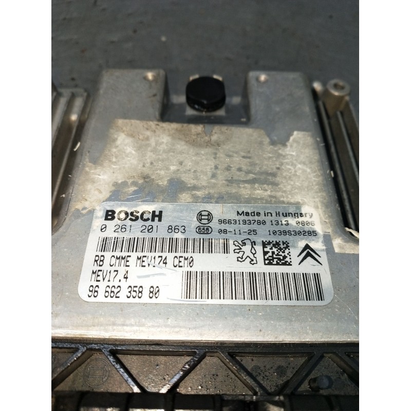 Recambio de centralita motor uce para citroën c4 i (lc_) 1.6 vti 120 referencia OEM IAM 0261201863 9666235880 1039S30285 2006 ME