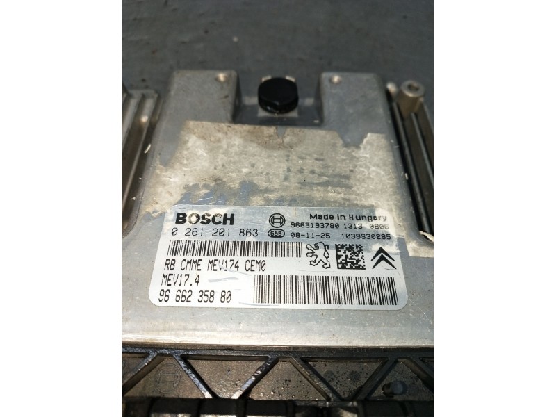 Recambio de centralita motor uce para citroën c4 i (lc_) 1.6 vti 120 referencia OEM IAM 0261201863 9666235880 1039S30285 2006 ME