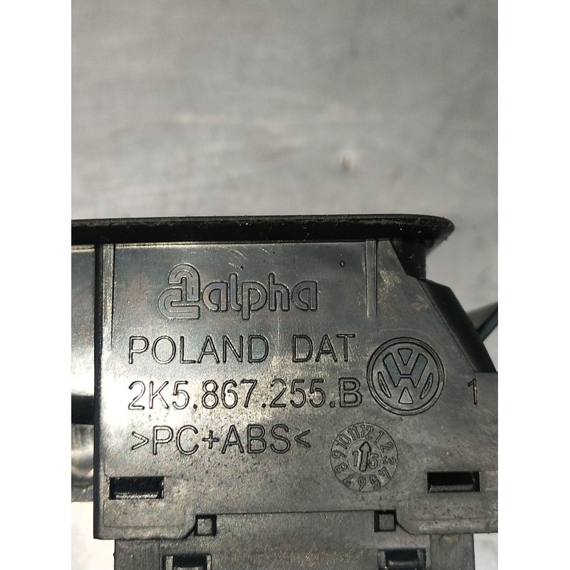 Recambio de mando elevalunas delantero izquierdo para volkswagen caddy iv furgoneta/monovolumen (saa, sah) 2.0 tdi referencia OE