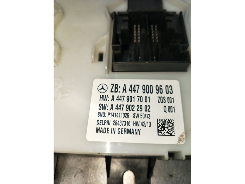 Recambio de modulo electronico para mercedes-benz clase v (w447) v 200 cdi / d (447.811, 447.813, 447.815) referencia OEM IAM A4