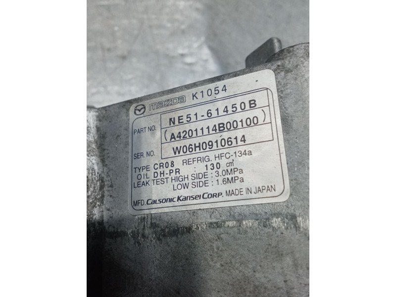 Recambio de compresor aire acondicionado para mazda mx-5 (nc) 1.8 roadster coupe active+ (93kw) referencia OEM IAM   