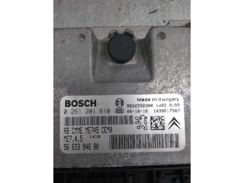 Recambio de centralita motor uce para peugeot 307 berlina (s2) xs referencia OEM IAM 0261201610 9663394680 ME745