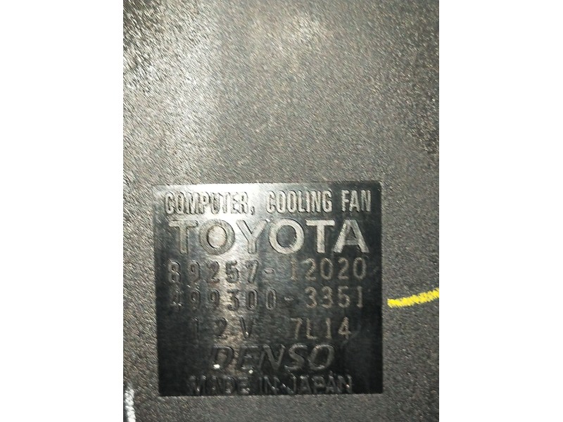 Recambio de electroventilador para toyota auris (_e15_) 1.4 d-4d (nde150_) referencia OEM IAM 8925712020 4993003351 2006