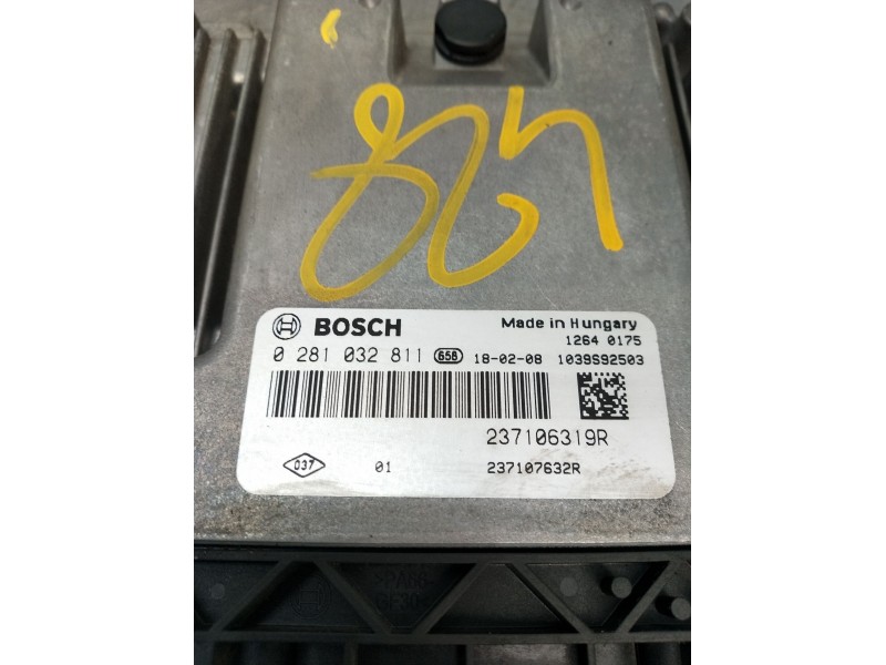 Recambio de centralita motor uce para dacia sandero ii (b8_) 1.5 dci referencia OEM IAM 0281032811 237106319R 1039S92503 2012
