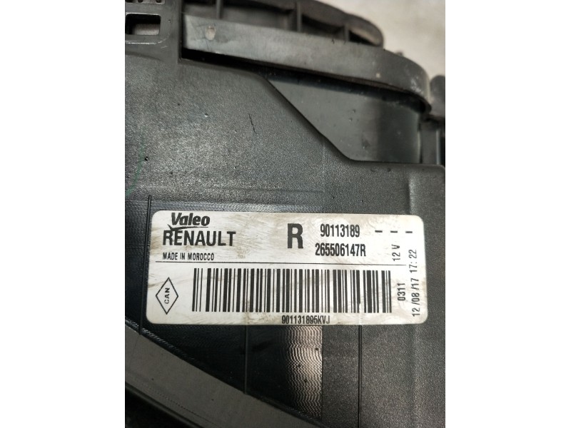 Recambio de piloto trasero derecho para dacia sandero ii (b8_) 1.5 dci referencia OEM IAM 90113189 265506147R VER FOTOS 2012