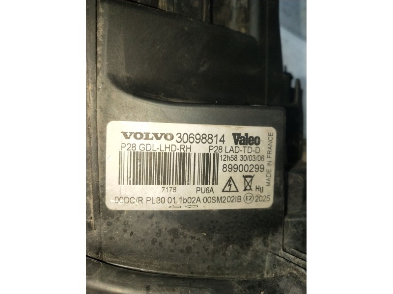 Recambio de faro derecho para volvo xc90 i (275) d5 awd referencia OEM IAM 89085113 30398814 XENON 2006