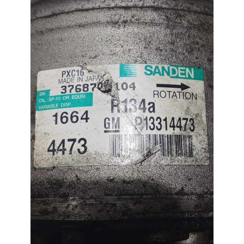 Recambio de compresor aire acondicionado para opel insignia a (g09) 2.0 cdti (68) referencia OEM IAM   