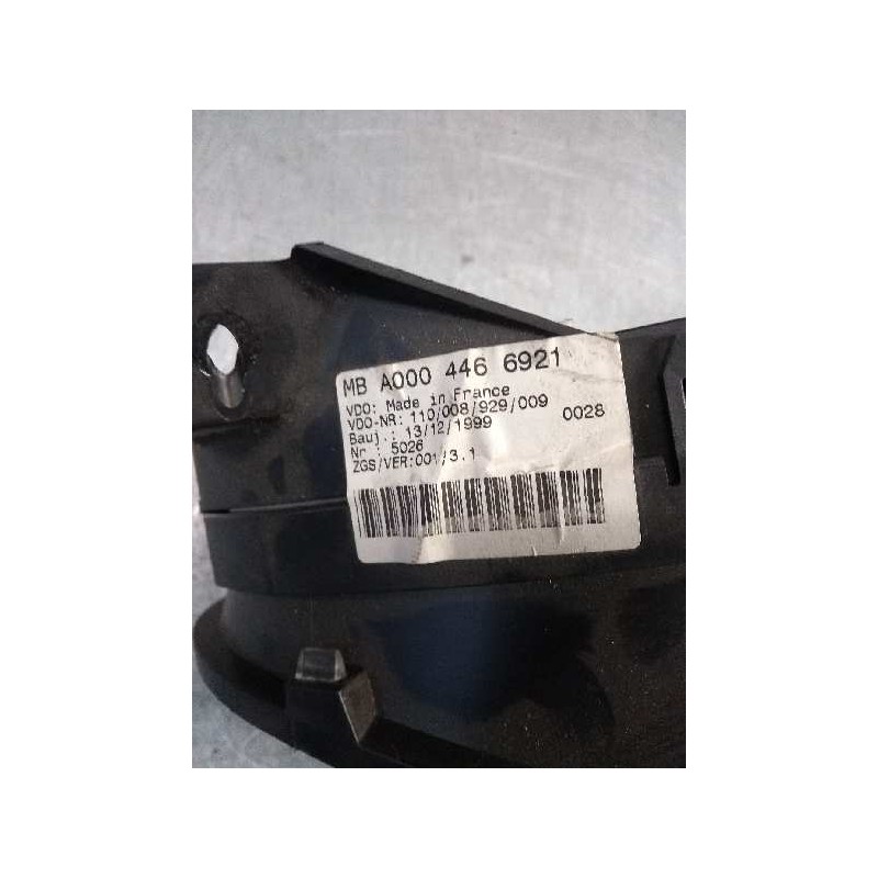 Recambio de cuadro instrumentos para mercedes sprinter 02.00  caja cerrada 311 cdi (903.661-662) referencia OEM IAM A0004466921 