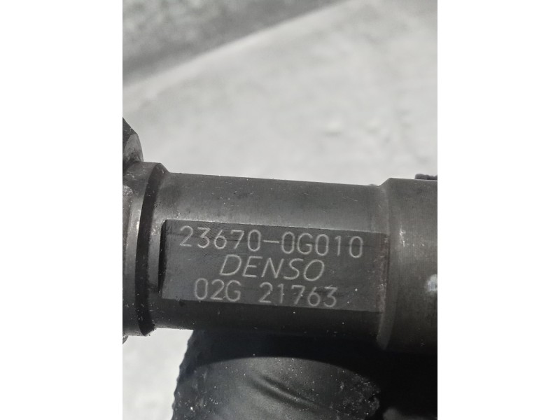 Recambio de inyector para toyota avensis sedán (_t25_) 2.0 d-4d (cdt250_) referencia OEM IAM 236700G010 02G21763 DENSO