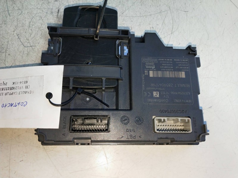 Recambio de conmutador de arranque para renault captur 0.9 energy referencia OEM IAM 285904179R  