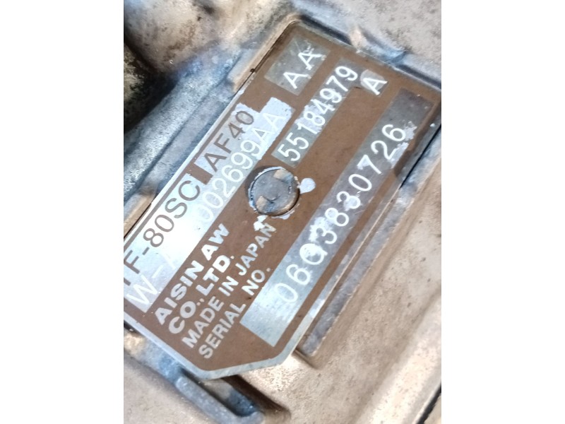 Recambio de caja cambios para alfa romeo 159 sportwagon (939_) 2.4 jtdm (939bxd1b, 939bxd12) referencia OEM IAM TF80SC AF40 AUTO