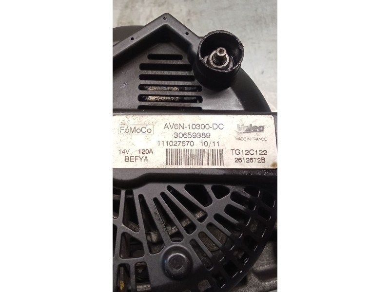 Recambio de alternador para ford fiesta vi van 1.4 tdci referencia OEM IAM AV6N10300DC 120A 08