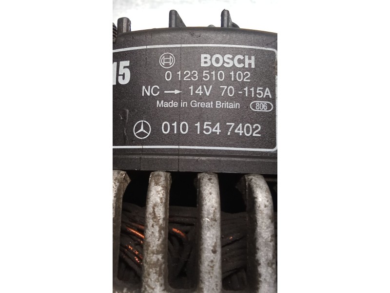 Recambio de alternador para mercedes-benz vito autobús (w638) 110 td 2.3 (638.174) referencia OEM IAM 0123510102 0101547402 96 1
