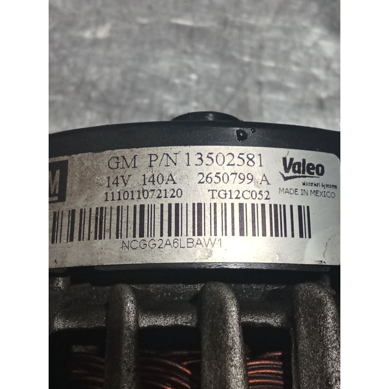 Recambio de alternador para opel insignia a (g09) 2.0 cdti (68) referencia OEM IAM   