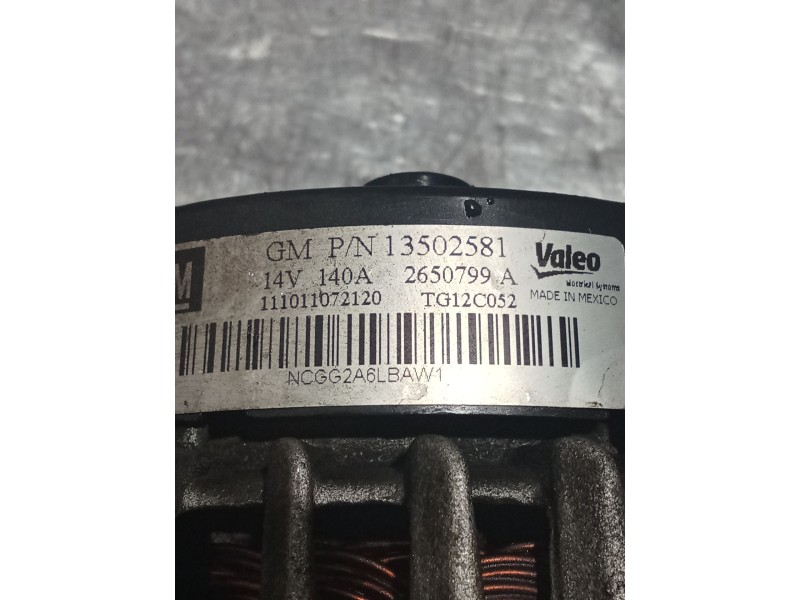 Recambio de alternador para opel insignia a (g09) 2.0 cdti (68) referencia OEM IAM   