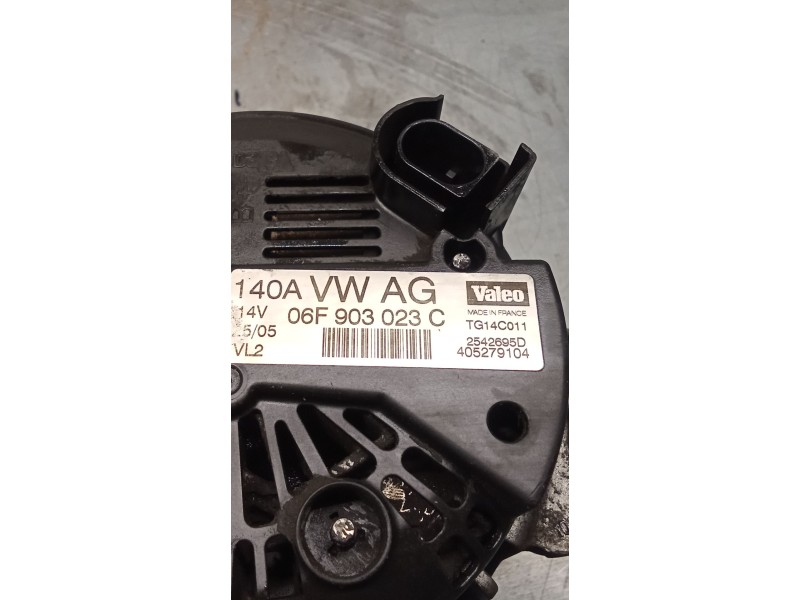 Recambio de alternador para seat leon (1p1) 2.0 tdi 16v referencia OEM IAM 06F903023C 140A 05