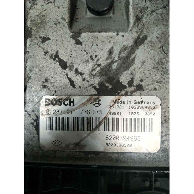 Recambio de centralita motor uce para renault megane ii coupé-cabriolet (em0/1_) 1.9 dci referencia OEM IAM 0281011776 820039196