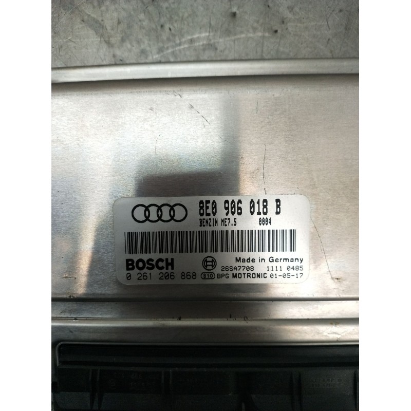 Recambio de centralita motor uce para audi a4 b6 (8e2) 1.8 t referencia OEM IAM 0261206868 8E0906018B BENZIN ME75 2001