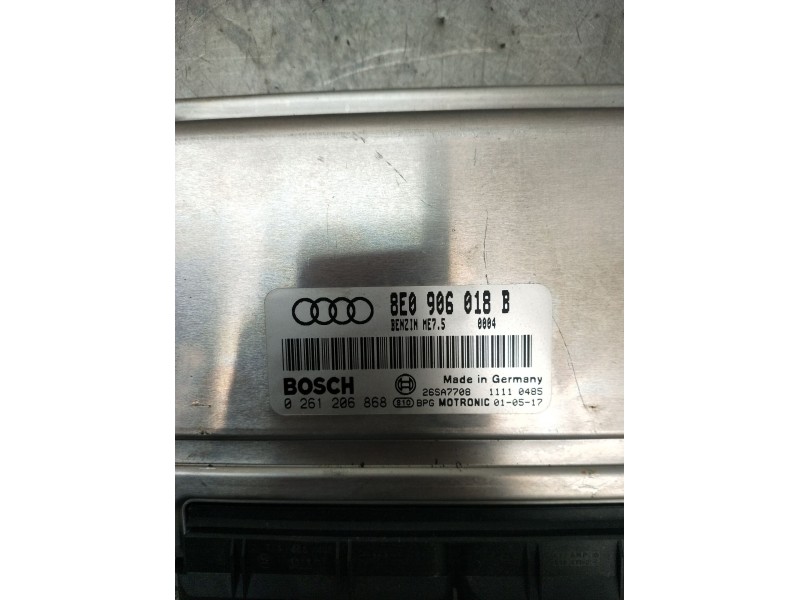 Recambio de centralita motor uce para audi a4 b6 (8e2) 1.8 t referencia OEM IAM 0261206868 8E0906018B BENZIN ME75 2001