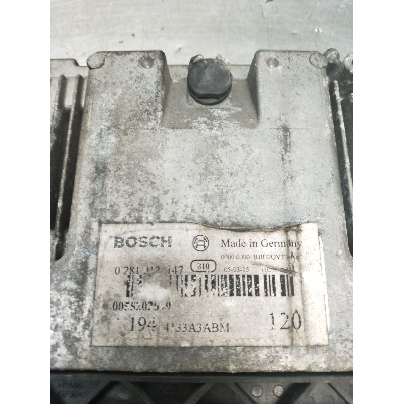 Recambio de centralita motor uce para fiat croma (194_) 1.9 d multijet (194axb1b) referencia OEM IAM 0281012147 1944133A3ABM 200