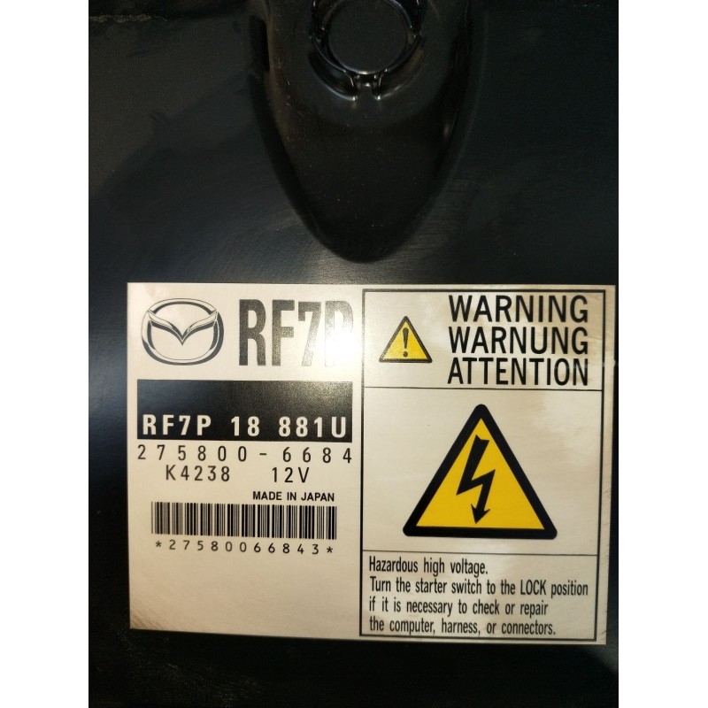 Recambio de centralita motor uce para mazda 5 (cr) 2.0 cd (cr19) referencia OEM IAM RF7P18881U 2758006684 2005